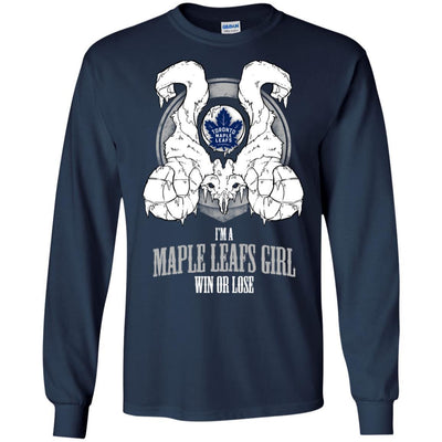 Toronto Maple Leafs Girl Win Or Lose T Shirts