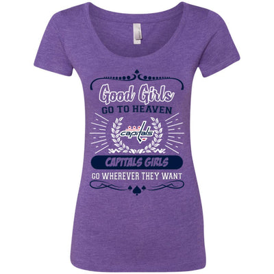 Good Girls Go To Heaven Washington Capitals Girls T Shirts