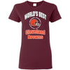 Amazing World's Best Dad Cleveland Browns T Shirts