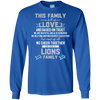 We Are A Detroit Lions Family T Shirt