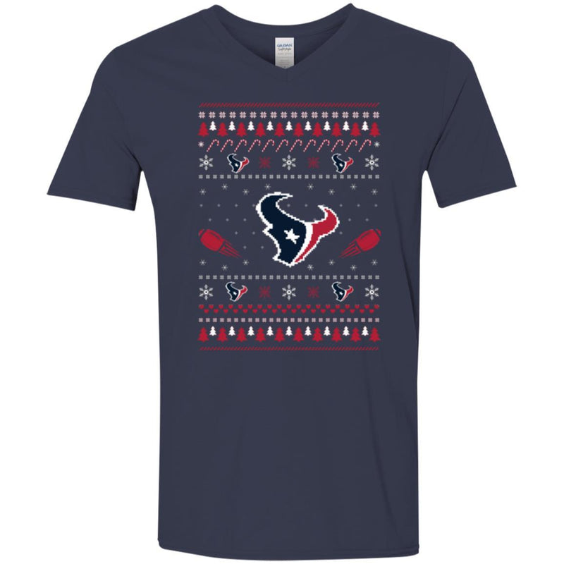 Houston Texans Stitch Knitting Style Ugly T Shirts