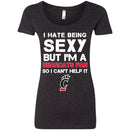 I Hate Being Sexy But I'm Fan So I Can't Help It Cincinnati Bearcats Black T Shirts