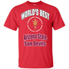 Amazing World's Best Dad Arizona State Sun Devils T Shirts