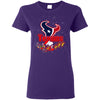 Snoopy Christmas Houston Texans T Shirts