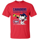 Montreal Canadiens Make Me Drinks T-Shirt