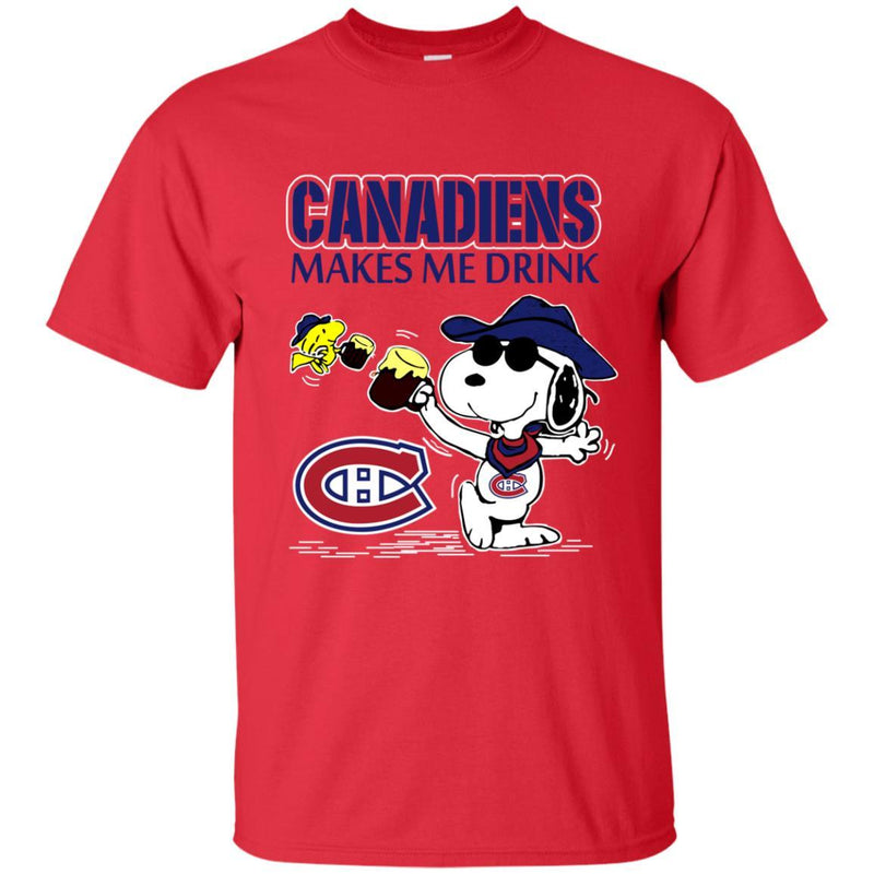 Montreal Canadiens Make Me Drinks T-Shirt