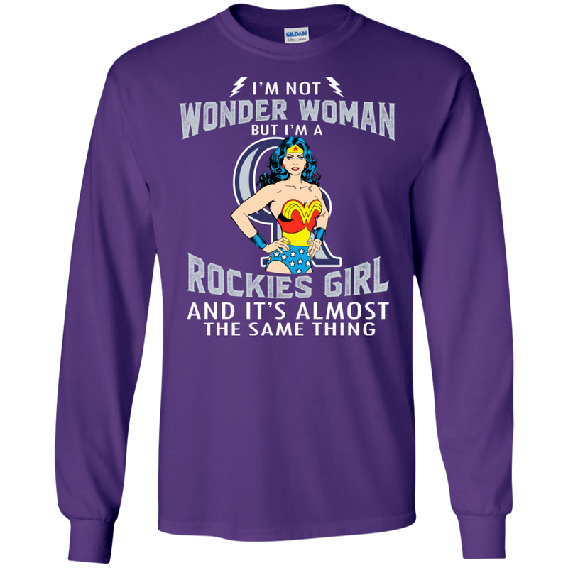 I'm Not Wonder Woman Colorado Rockies T Shirts