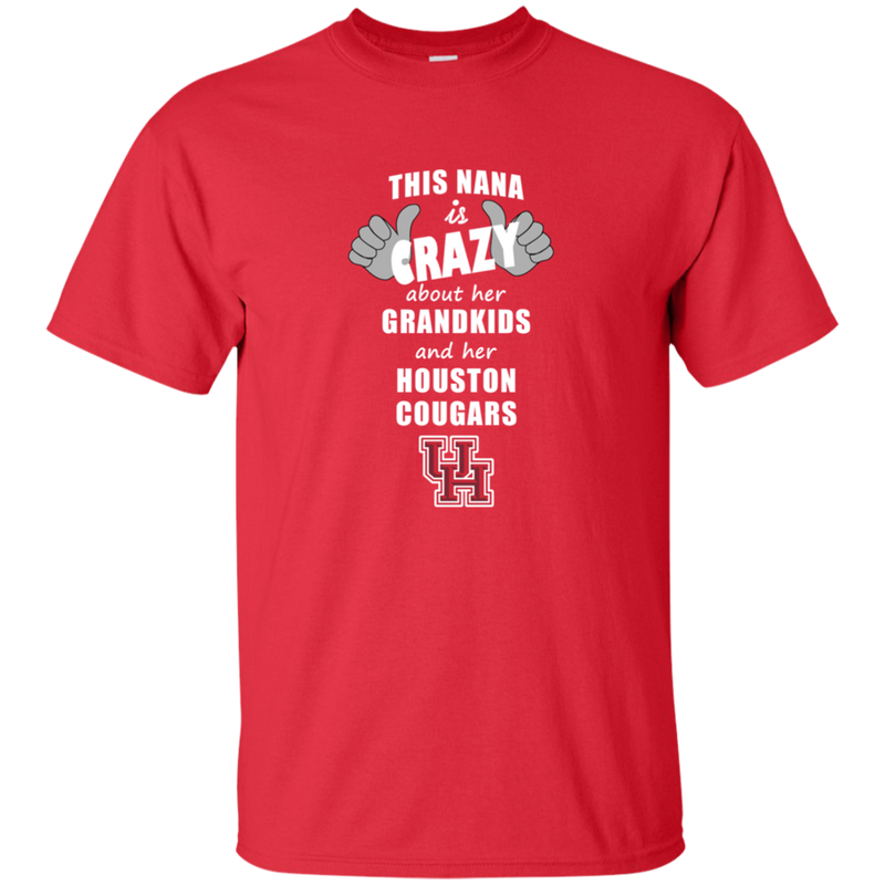 This Nana Is Crazy About Her Grandkids And Her Houston Cougars T Shirts