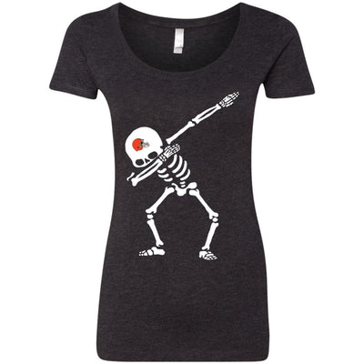 Dabbing Skull Cleveland Browns T Shirts