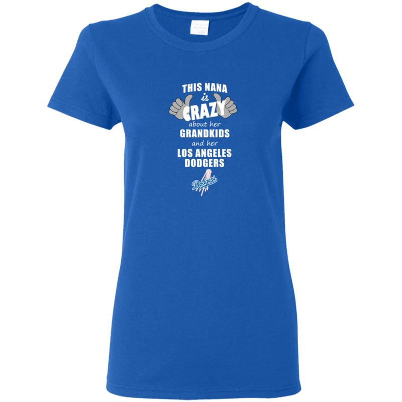 This Nana Is Crazy About Her Grandkids And Her Los Angeles Dodgers T Shirts