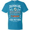 She Will Do It Twice And Take Pictures Miami Dolphins T Shirt