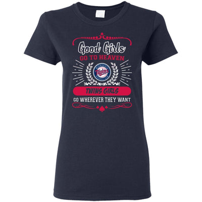 Good Girls Go To Heaven Minnesota Twins Girls T Shirts