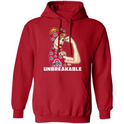 Beautiful Girl Unbreakable Go Ohio State Buckeyes T Shirt