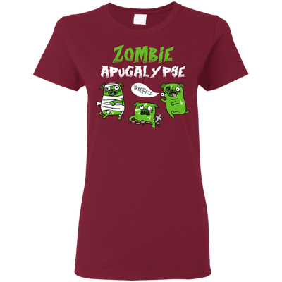 Nice Pug T Shirts - Zombies Apugalypse, is a cool gift for your friend