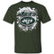 Colorful Earthquake Art New York Jets T Shirt