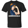 Beautiful Girl Unbreakable Go Detroit Tigers T Shirt