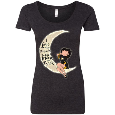 BB I Love My Pittsburgh Penguins To The Moon And Back T Shirt - Best Funny Store