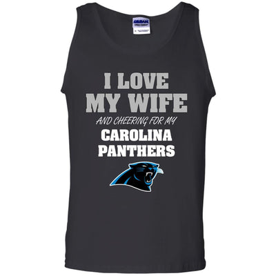 I Love My Wife And Cheering For My Carolina Panthers T Shirts