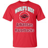 Amazing World's Best Dad Arkansas Razorbacks T Shirts