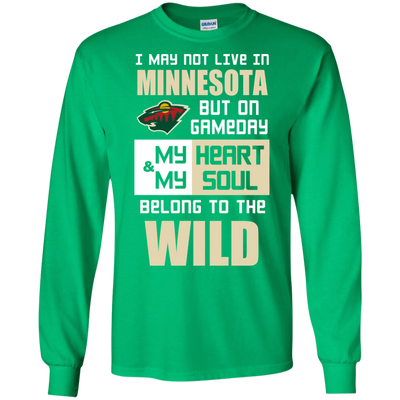 My Heart And My Soul Belong To The Minnesota Wild T Shirts