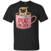 Pug Of Tea T Shirts