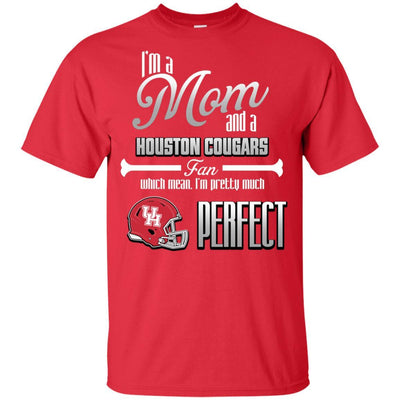 Cool Pretty Perfect Mom Fan Houston Cougars T Shirt