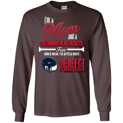 Cool Pretty Perfect Mom Fan Columbus Blue Jackets T Shirt