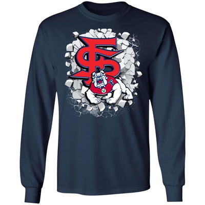 Colorful Earthquake Art Fresno State Bulldogs T Shirt