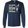 I Will Support Everywhere Los Angeles Rams T Shirts