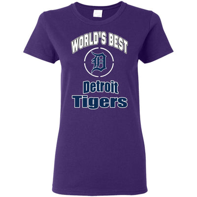 Amazing World's Best Dad Detroit Tigers T Shirts
