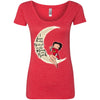 BB I Love My Chicago Blackhawks To The Moon And Back T Shirt - Best Funny Store