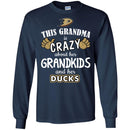 This Grandma Is Crazy About Her Grandkids And Her Anaheim Ducks T Shirt