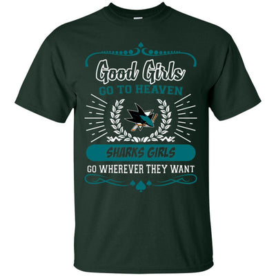 Good Girls Go To Heaven San Jose Sharks Girls T Shirts