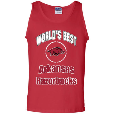 Amazing World's Best Dad Arkansas Razorbacks T Shirts