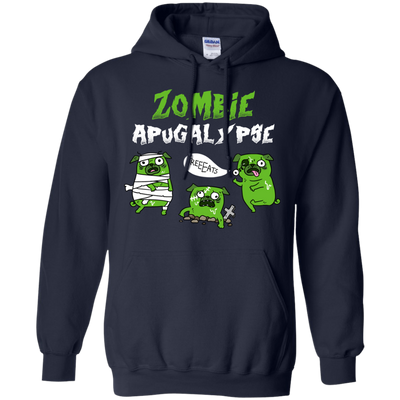 Nice Pug T Shirts - Zombies Apugalypse, is a cool gift for your friend