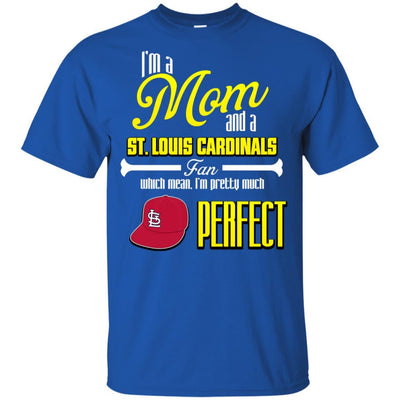 Cool Pretty Perfect Mom Fan St. Louis Cardinals T Shirt