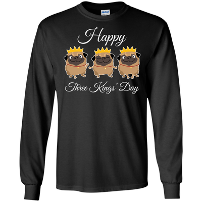 Nice Pug T Shirts - Three Kings' Day Pug, is a cool gift for friends