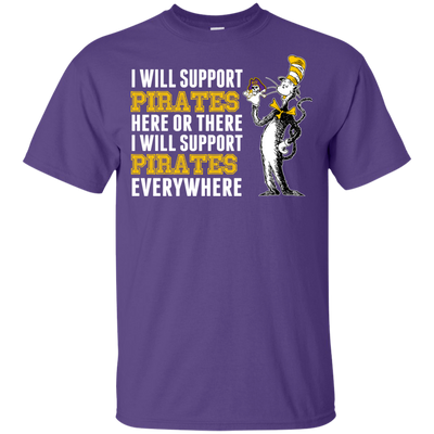 I Will Support Everywhere East Carolina Pirates T Shirts