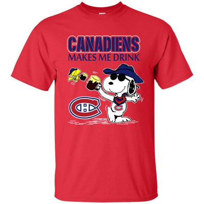Montreal Canadiens Make Me Drinks T-Shirt
