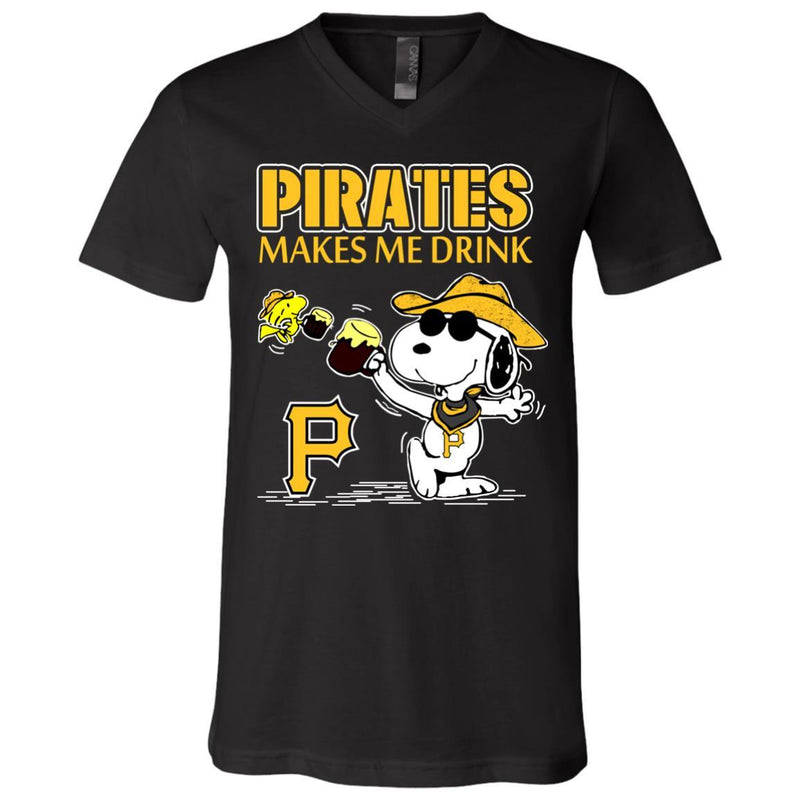 Pittsburgh Pirates Makes Me Drinks T-Shirt