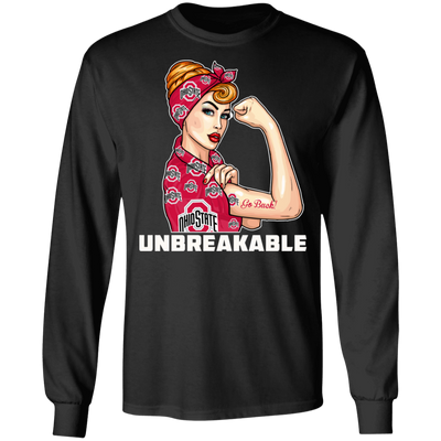 Beautiful Girl Unbreakable Go Ohio State Buckeyes T Shirt