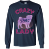 Crazy Pug Lady T Shirts