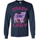 Crazy Pug Lady T Shirts