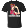 Beautiful Girl Unbreakable Go Ohio State Buckeyes T Shirt