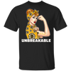 Beautiful Girl Unbreakable Go Boston Bruins T Shirt