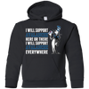 I Will Support Everywhere Colorado Avalanche T Shirts