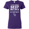 I Hate Being Sexy But I'm Fan So I Can't Help It Colorado Rockies Purple T Shirts