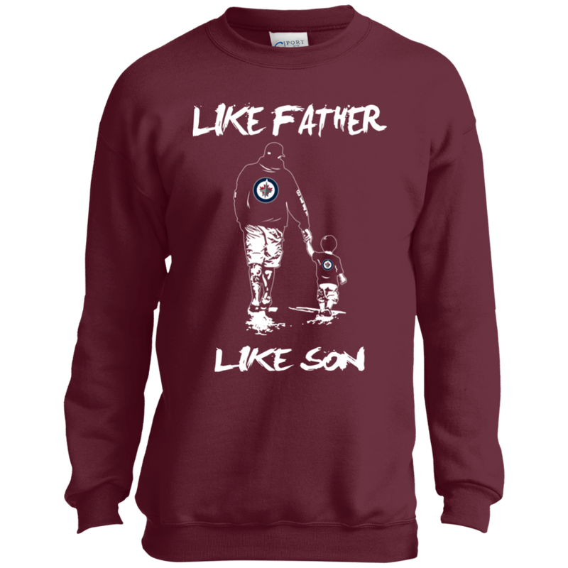 Happy Like Father Like Son Winnipeg Jets T Shirts