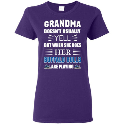 Grandma Doesn't Usually Yell Buffalo Bulls T Shirts