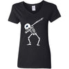 Dabbing Skull Carolina Panthers T Shirts